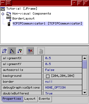 NetBeans' Component Inspector